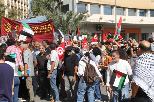 المسيرة الوطنية لدعم فلسطين 21 أكتوبر 2023